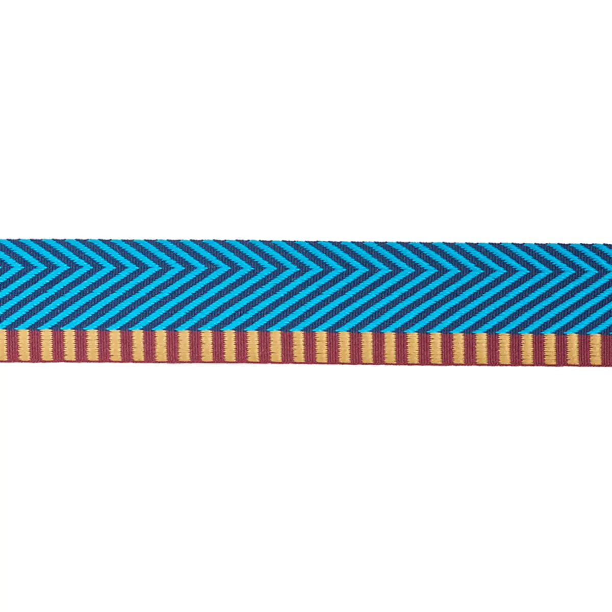 CHEVRON TWILL TAPE_ PEACOCK