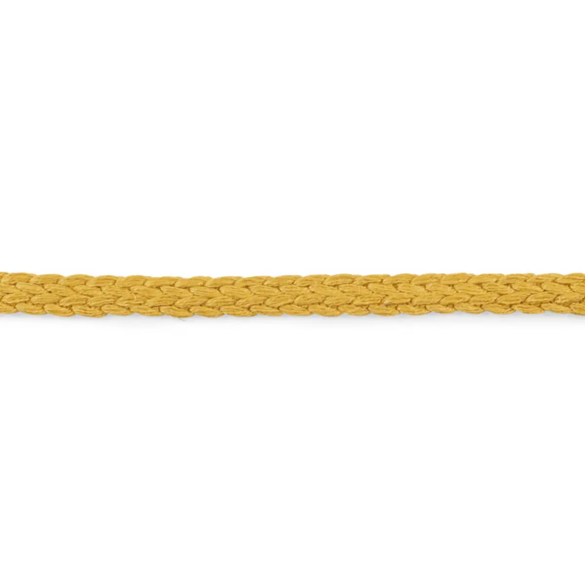 BRAIDED LINEN TAPE NARROW_ GOLD