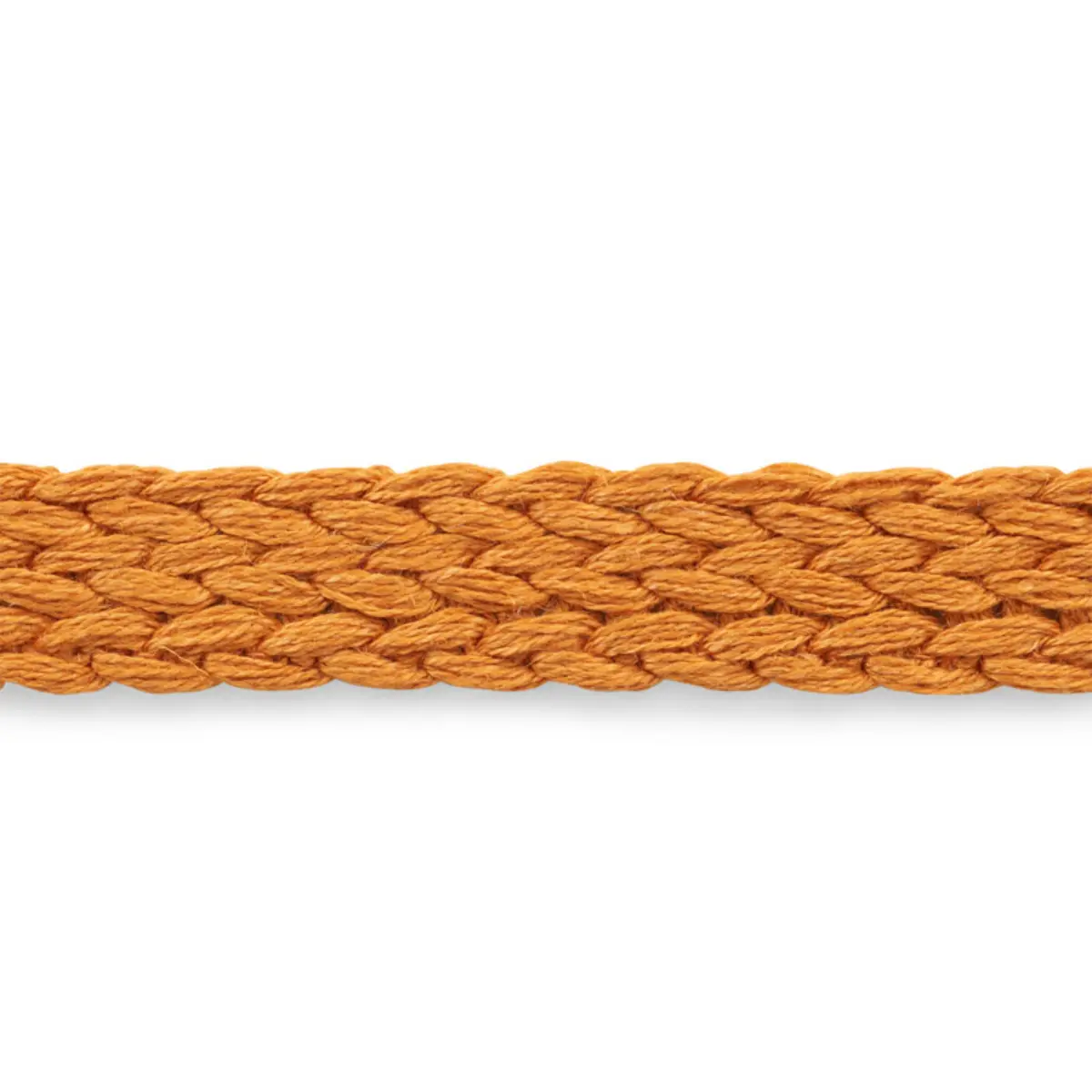 BRAIDED LINEN TAPE MEDIUM_ ORANGE