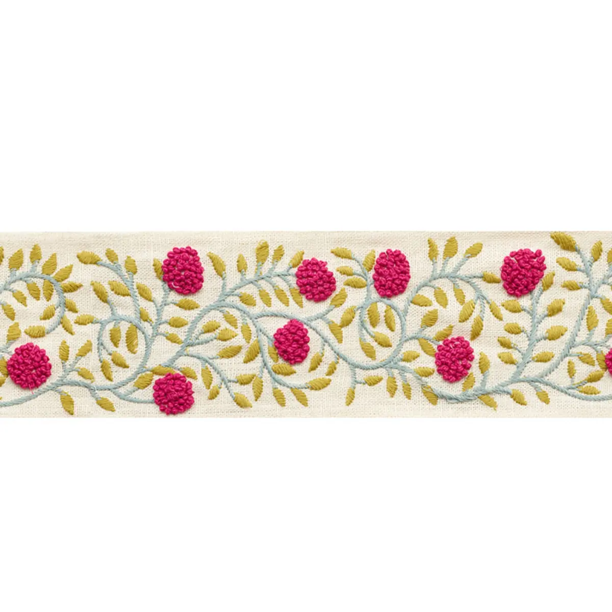 ASHOKA TAPE_ MAGENTA & LEAF