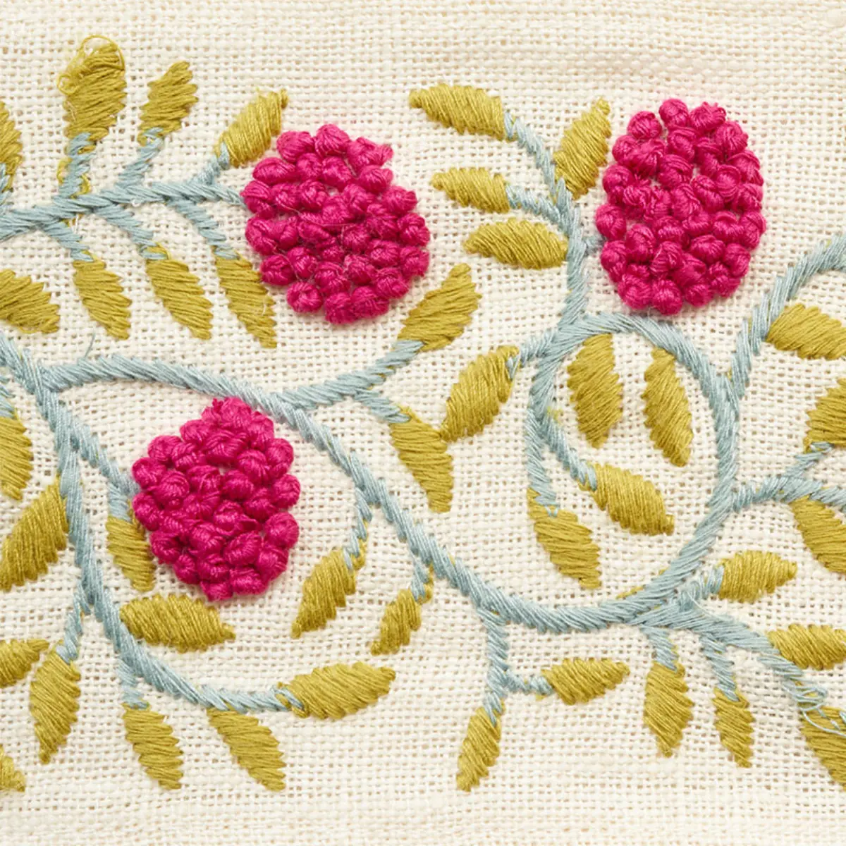 ASHOKA TAPE_ MAGENTA & LEAF
