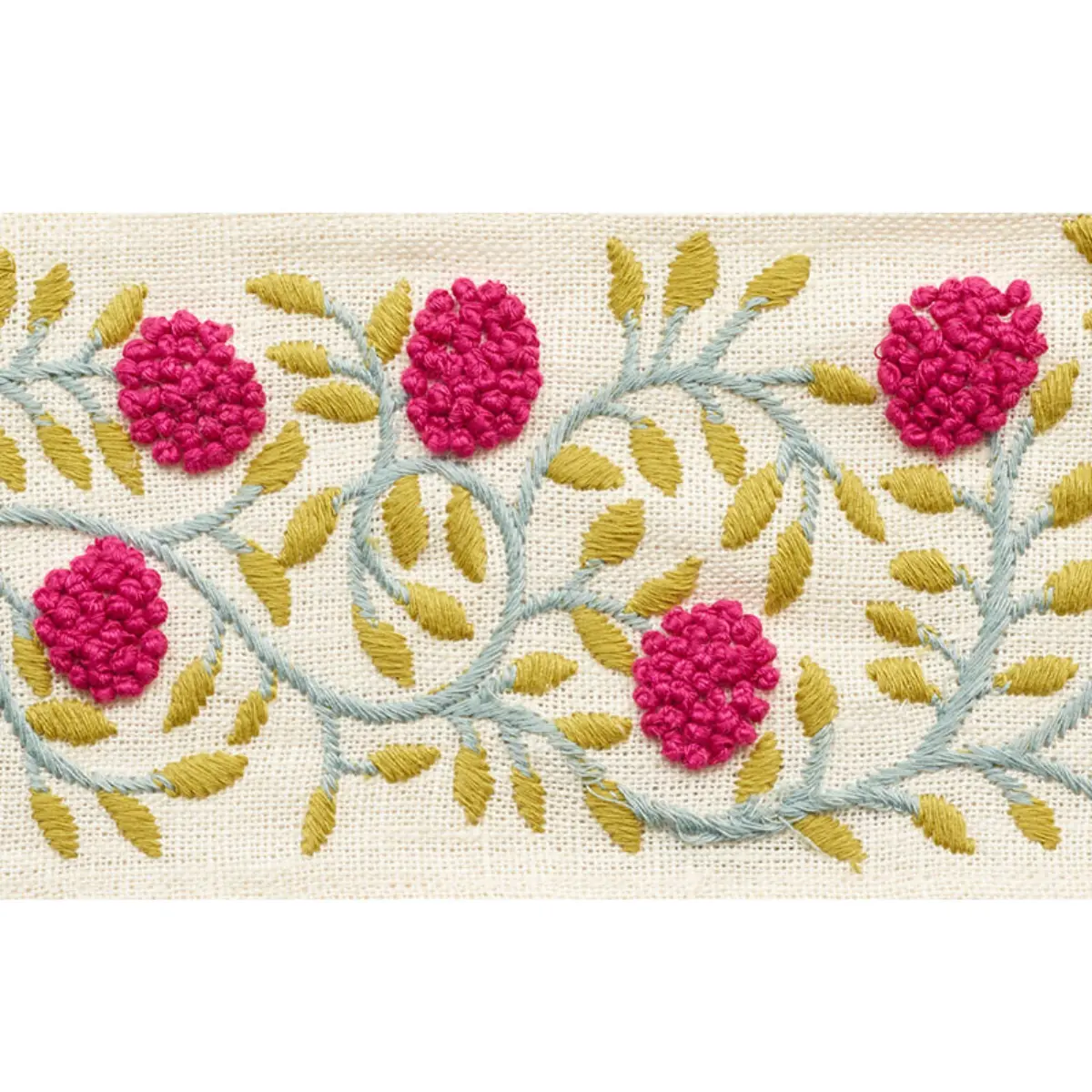 ASHOKA TAPE_ MAGENTA & LEAF