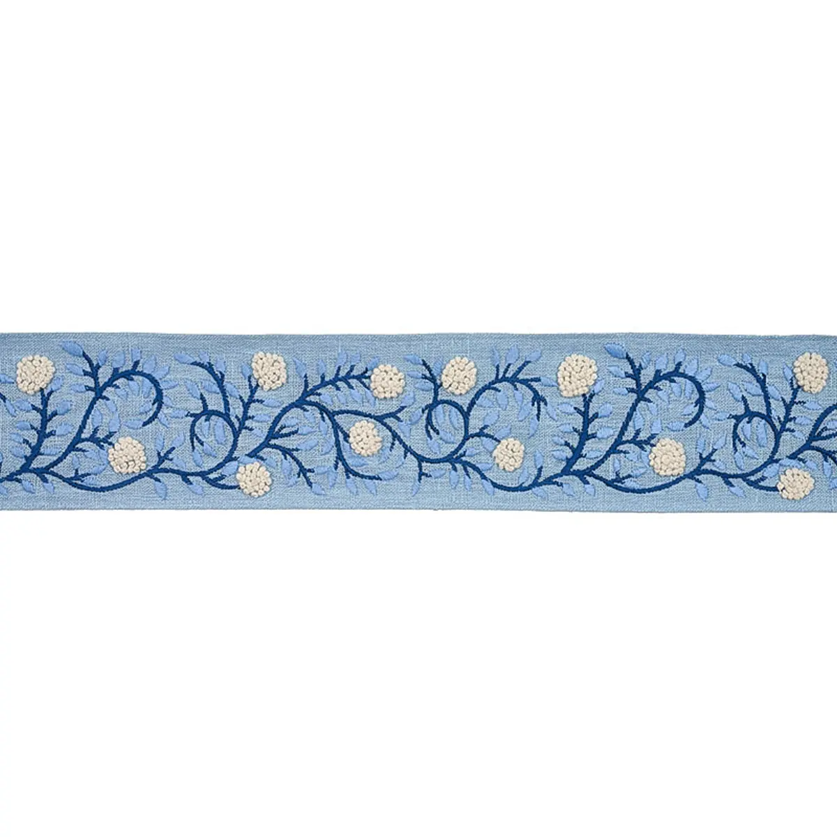 ASHOKA TAPE_ IVORY & BLUE