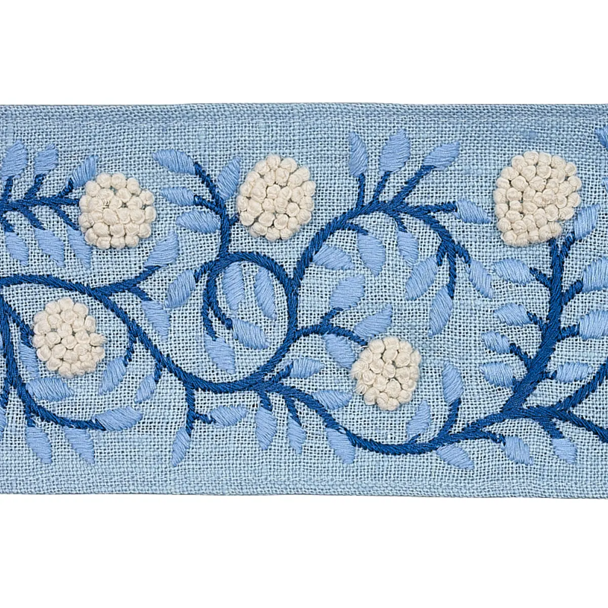 ASHOKA TAPE_ IVORY & BLUE