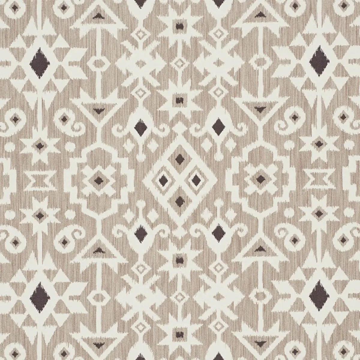 CRUSOE IKAT_ GREIGE