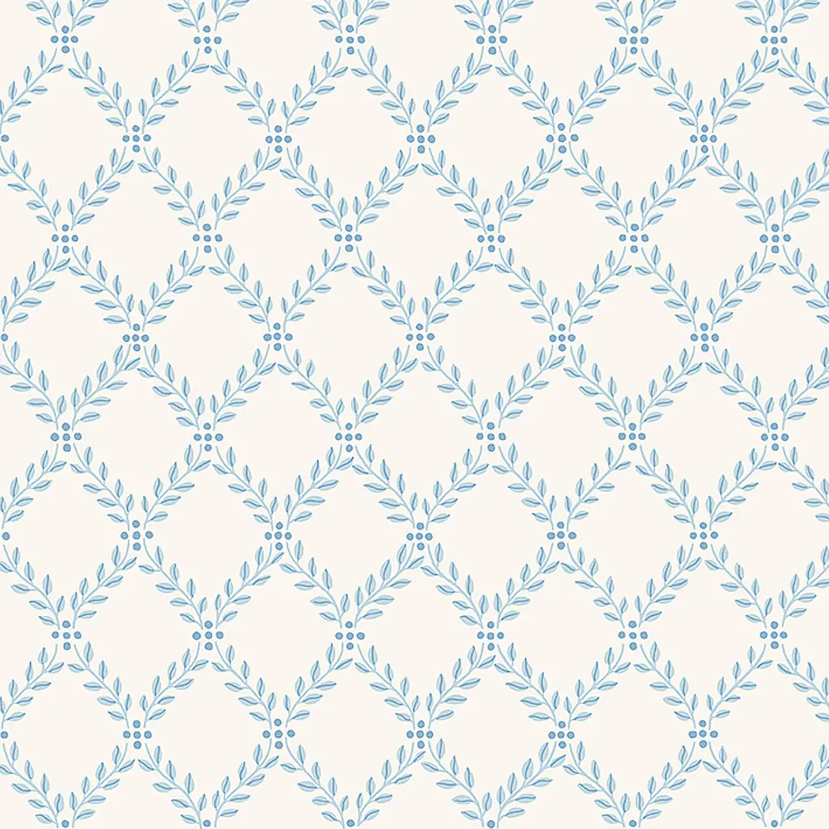 TRELLIS LEAVES_ BLUE
