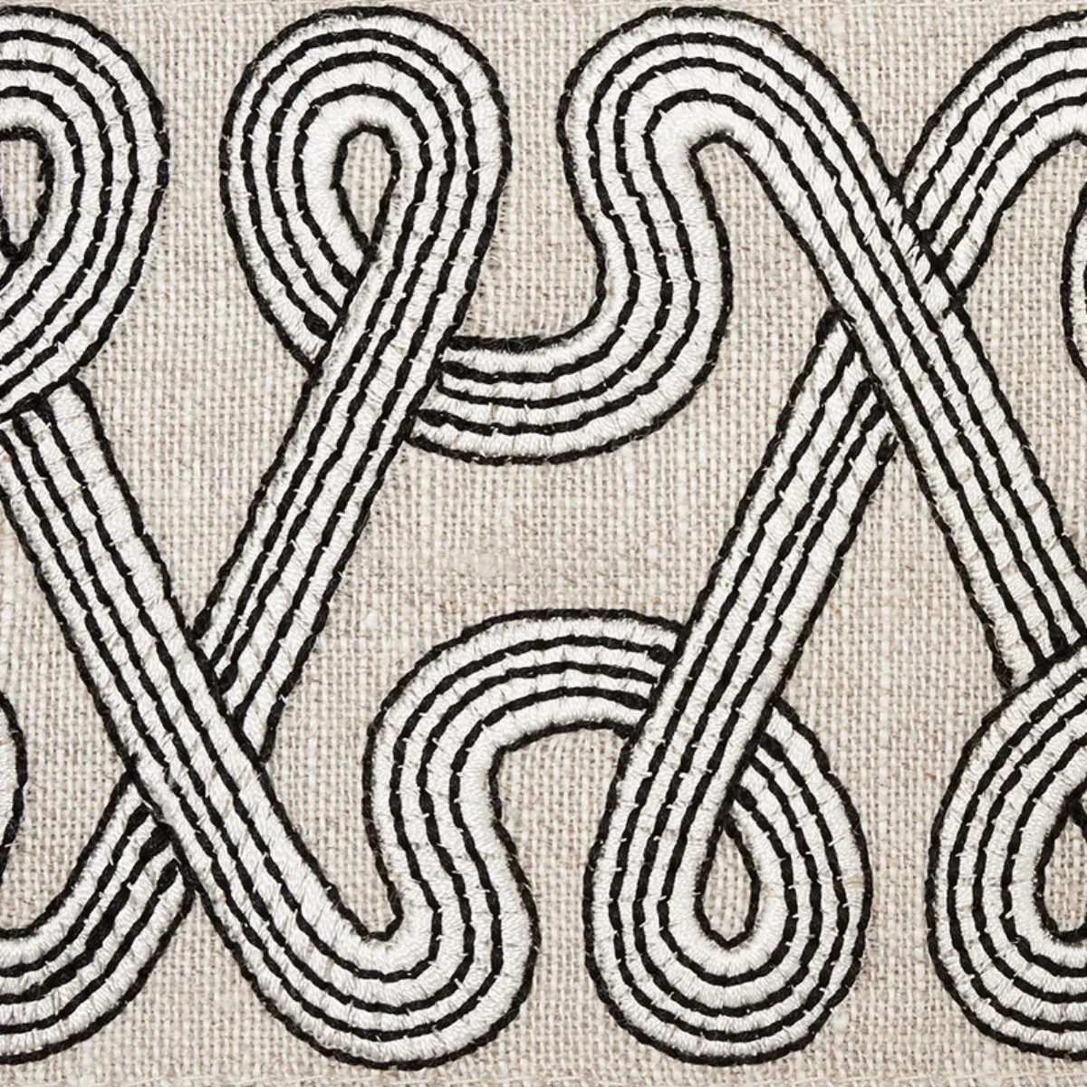 FREEFORM EMBROIDERED TAPE_ GRAPHITE