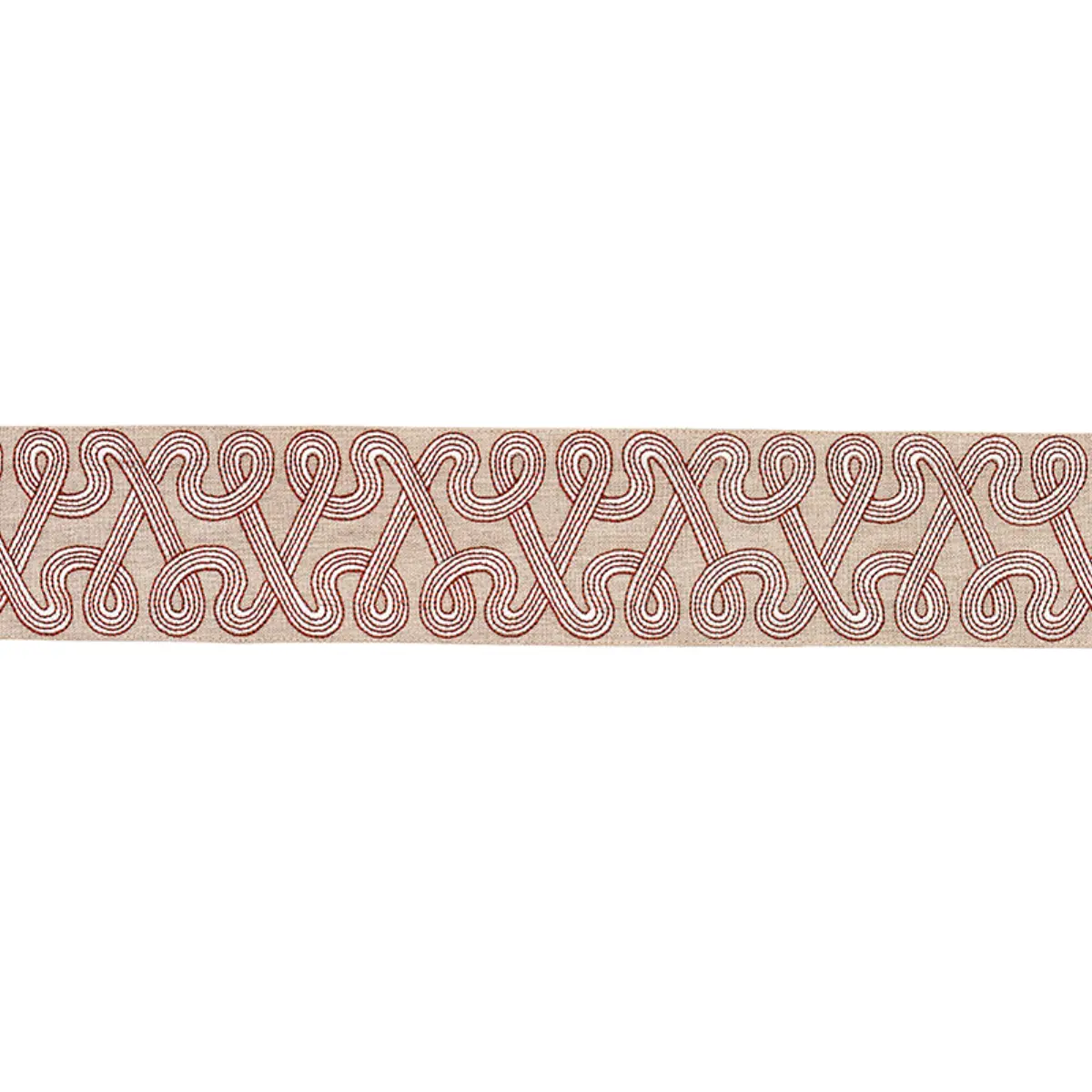 FREEFORM EMBROIDERED TAPE_ CLAY