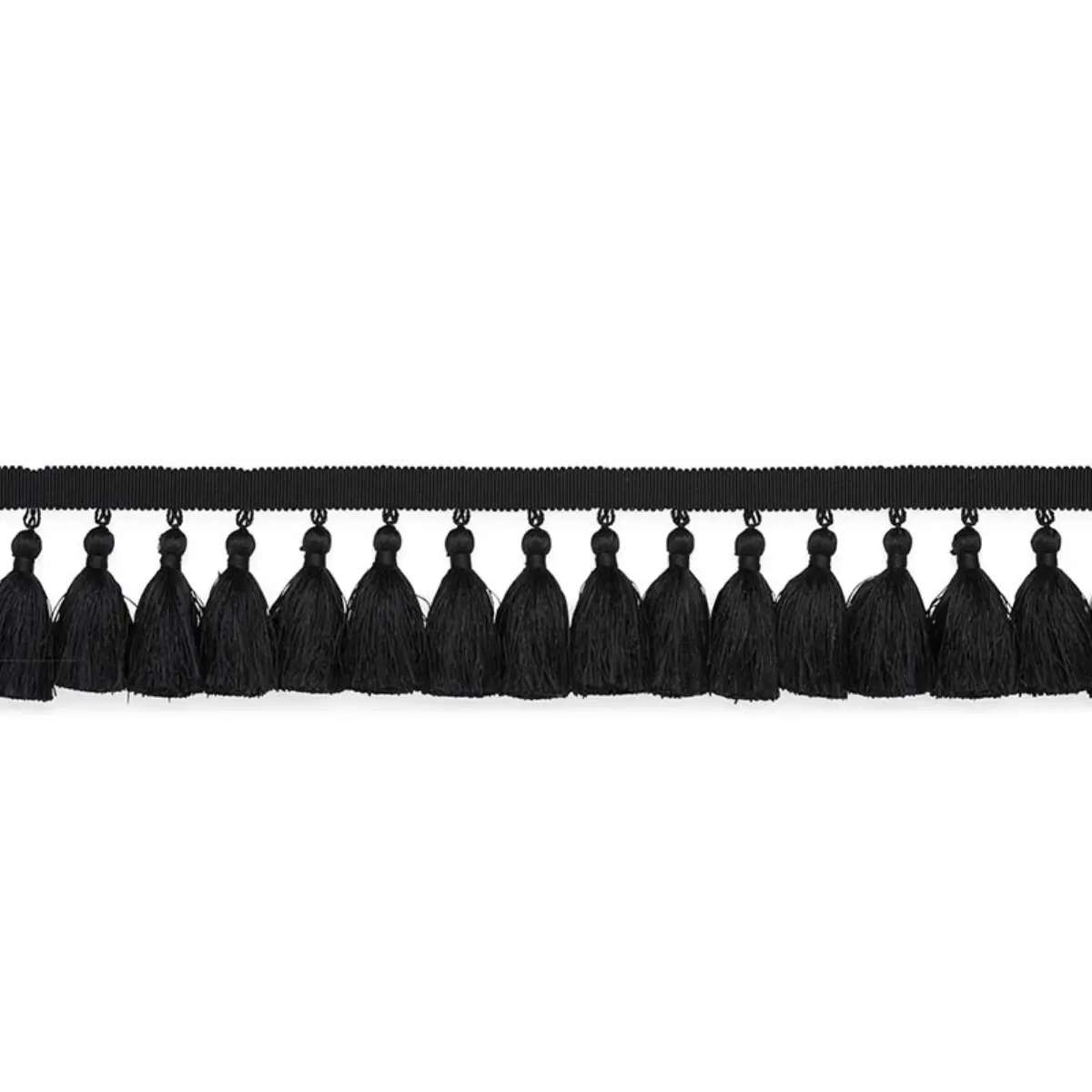 VALENTIN SILK TASSEL_ BLACK