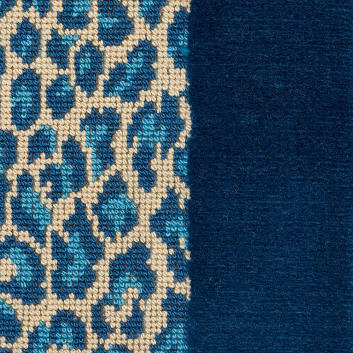 GUEPARD STRIPE VELVET_ MEDITERRANEAN