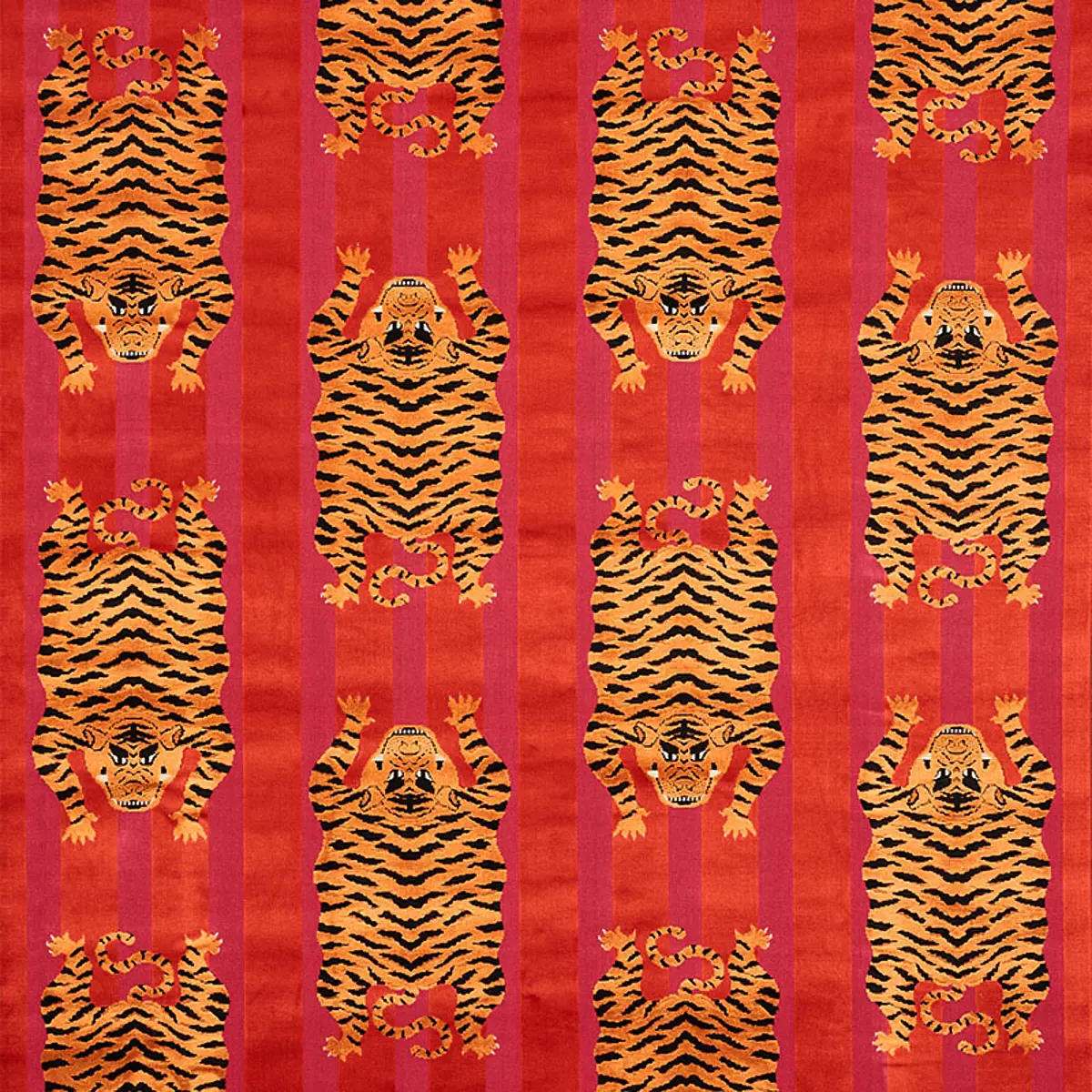 JOKHANG TIGER VELVET_ RED & PINK