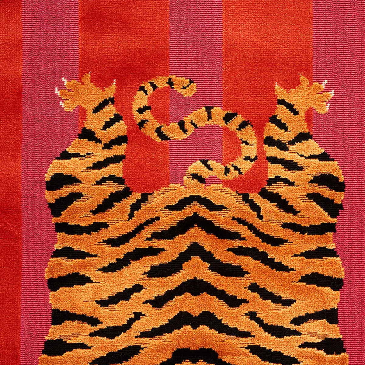 JOKHANG TIGER VELVET_ RED & PINK