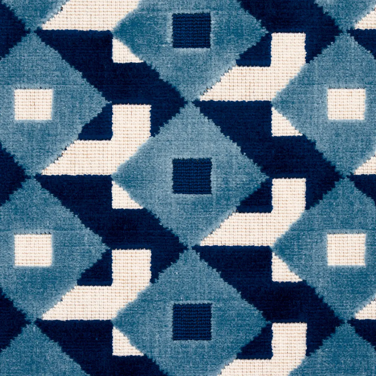 DAZZLE SHIP VELVET_ AZURE