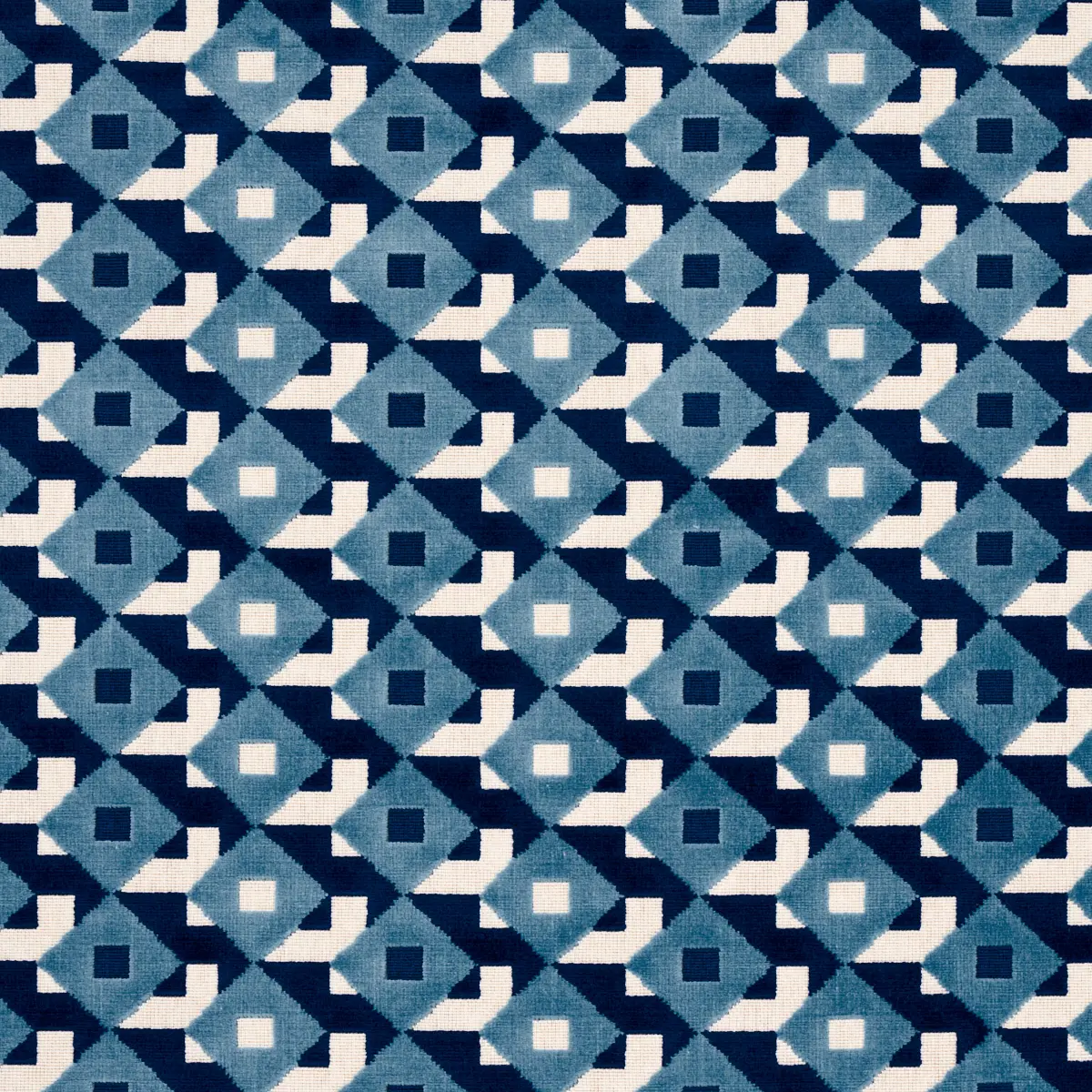DAZZLE SHIP VELVET_ AZURE
