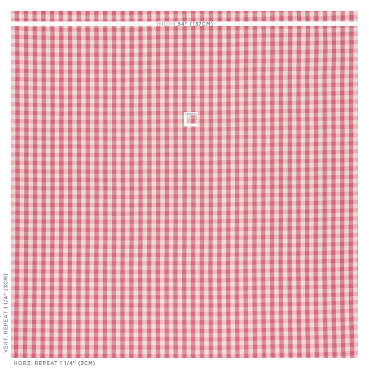 ELTON COTTON CHECK_ MAGENTA