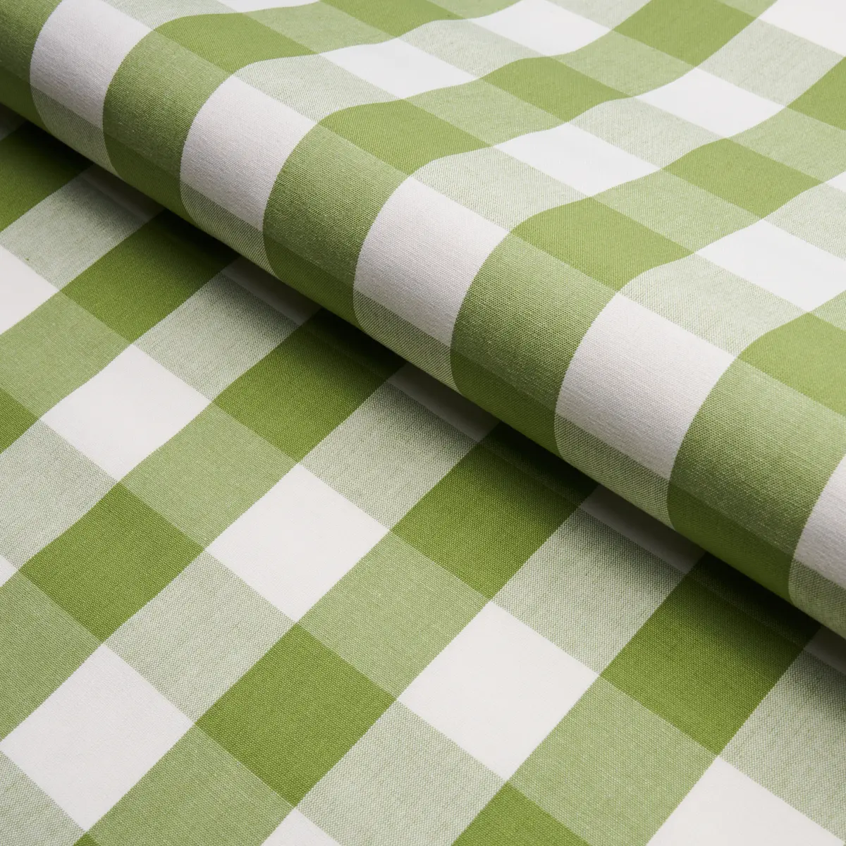 CAMDEN COTTON CHECK_ LEAF