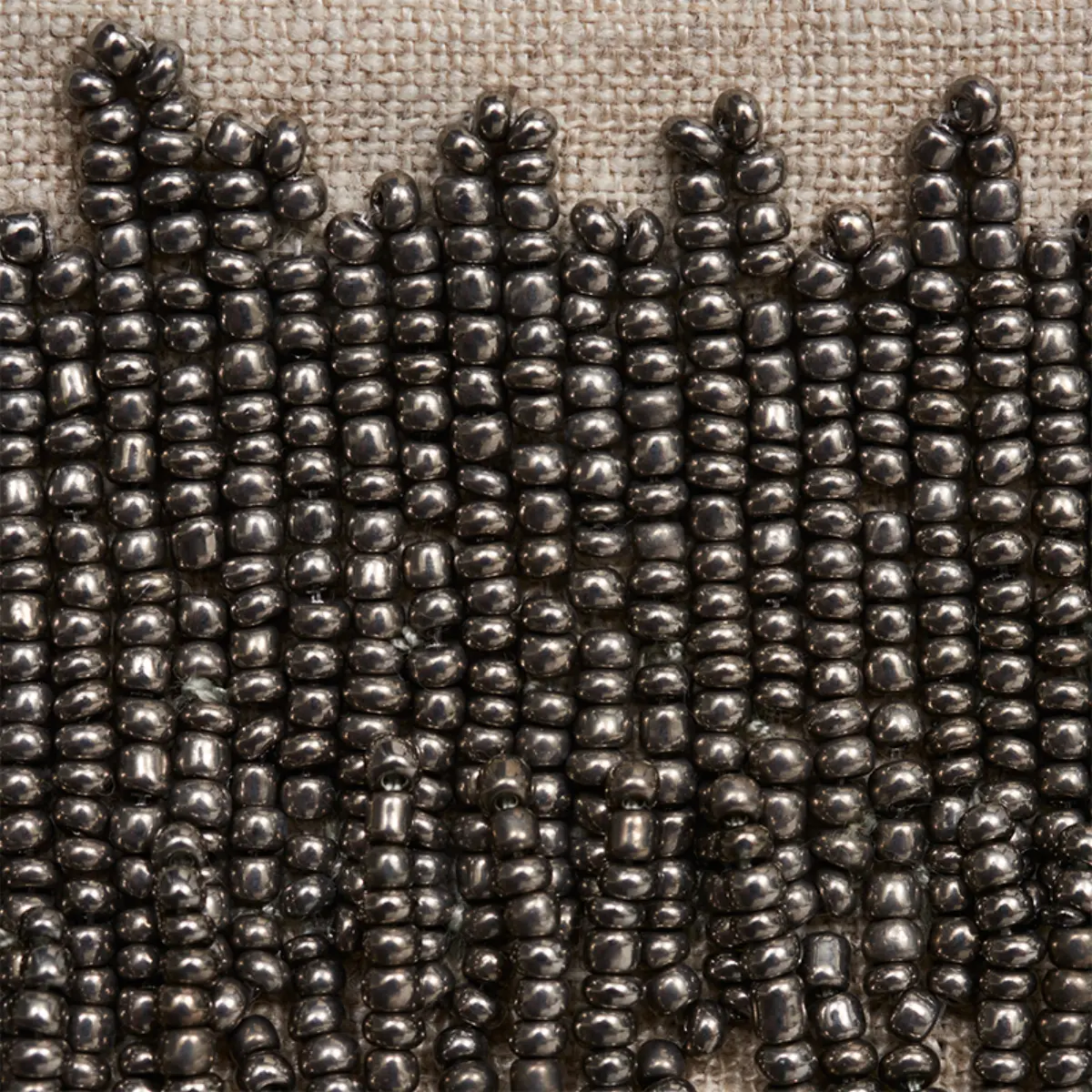 STARLING BEADED FRINGE_ PEWTER