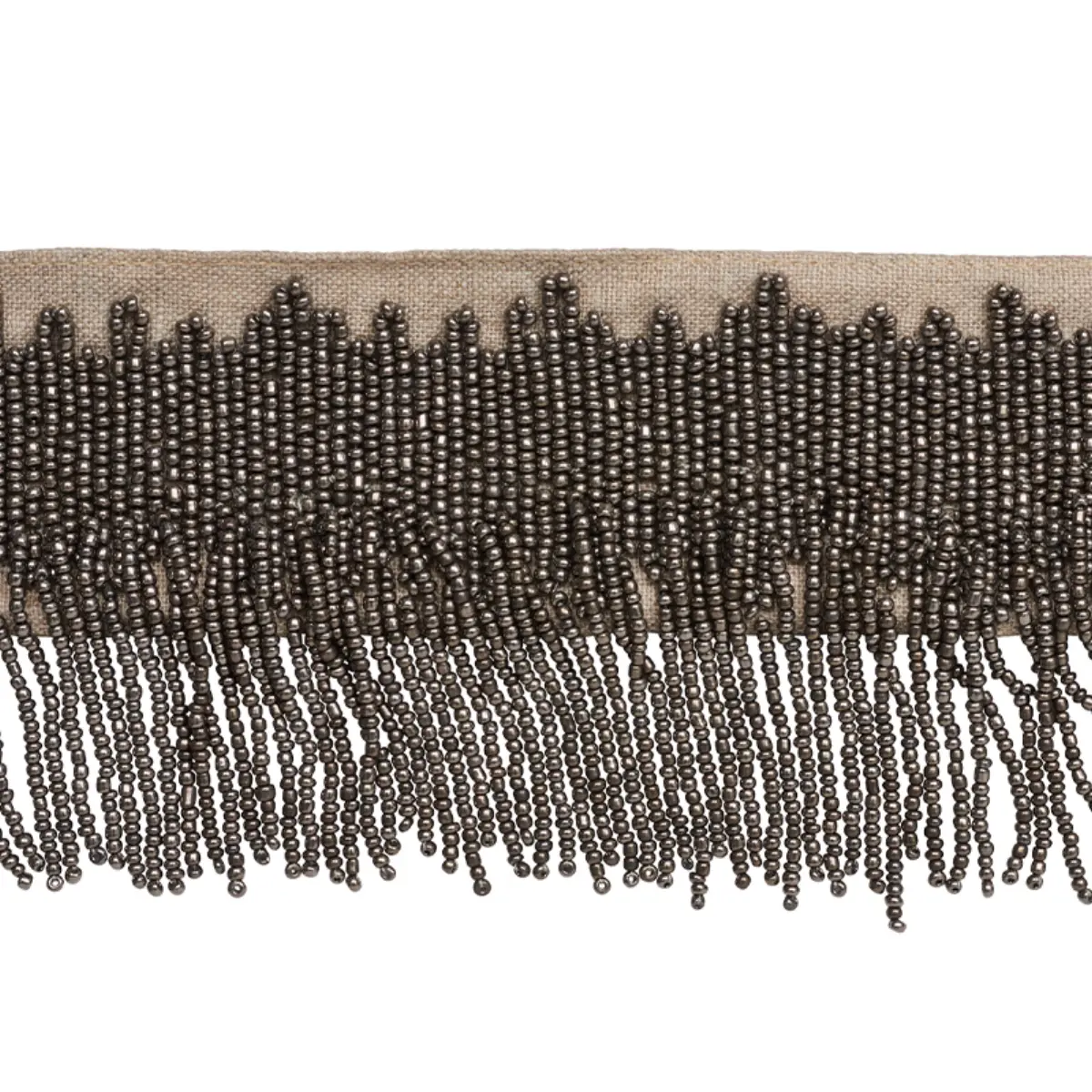 STARLING BEADED FRINGE_ PEWTER