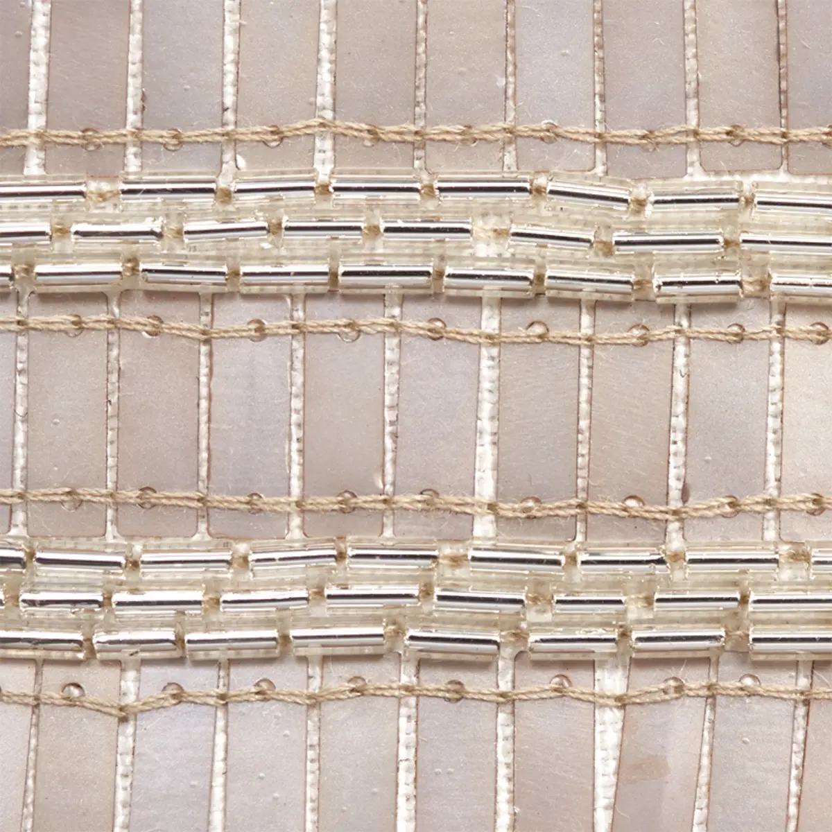 TRENTO BEADED TAPE_ PLATINUM