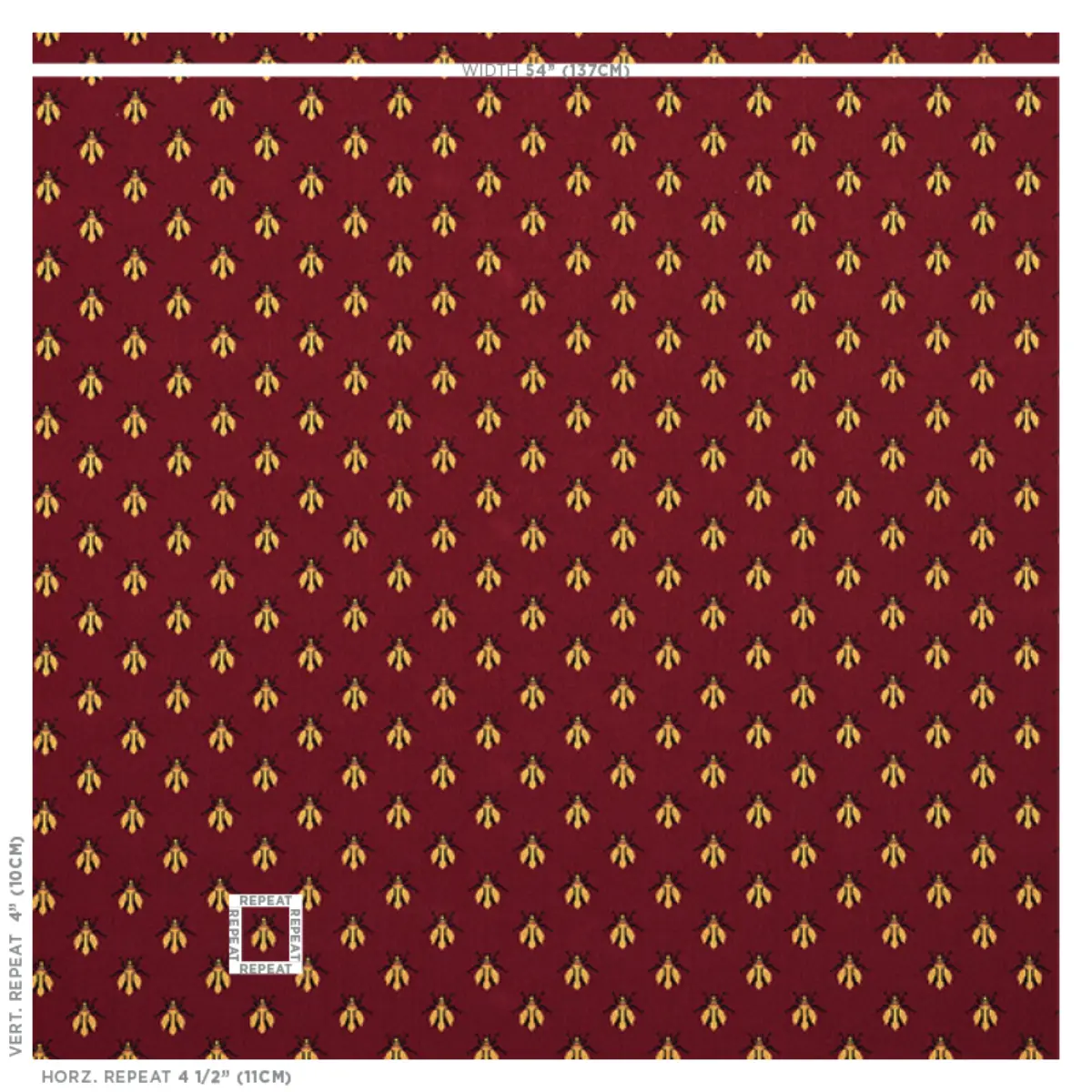 BEE ÉPINGLÉ_ RED