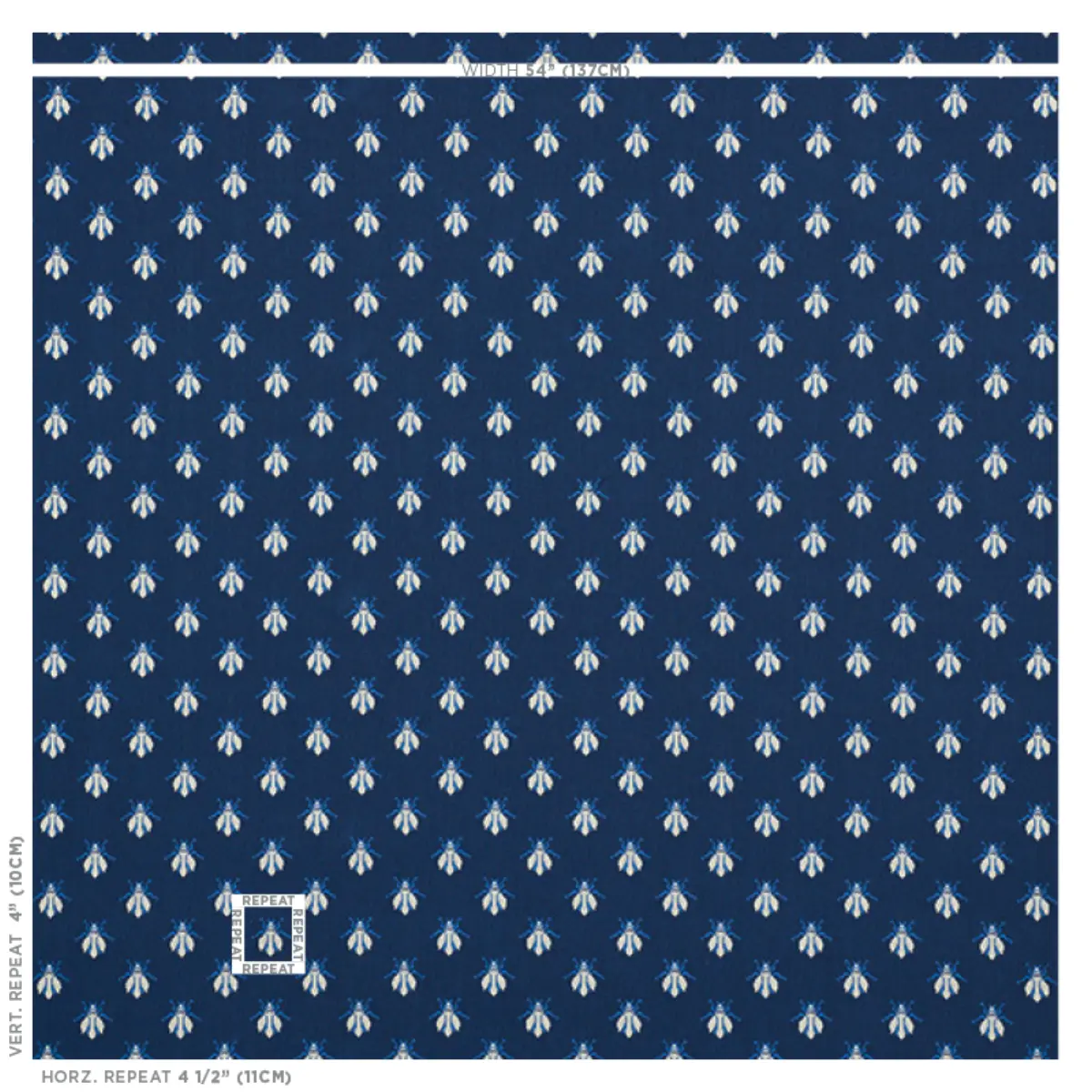 BEE ÉPINGLÉ_ BLUE