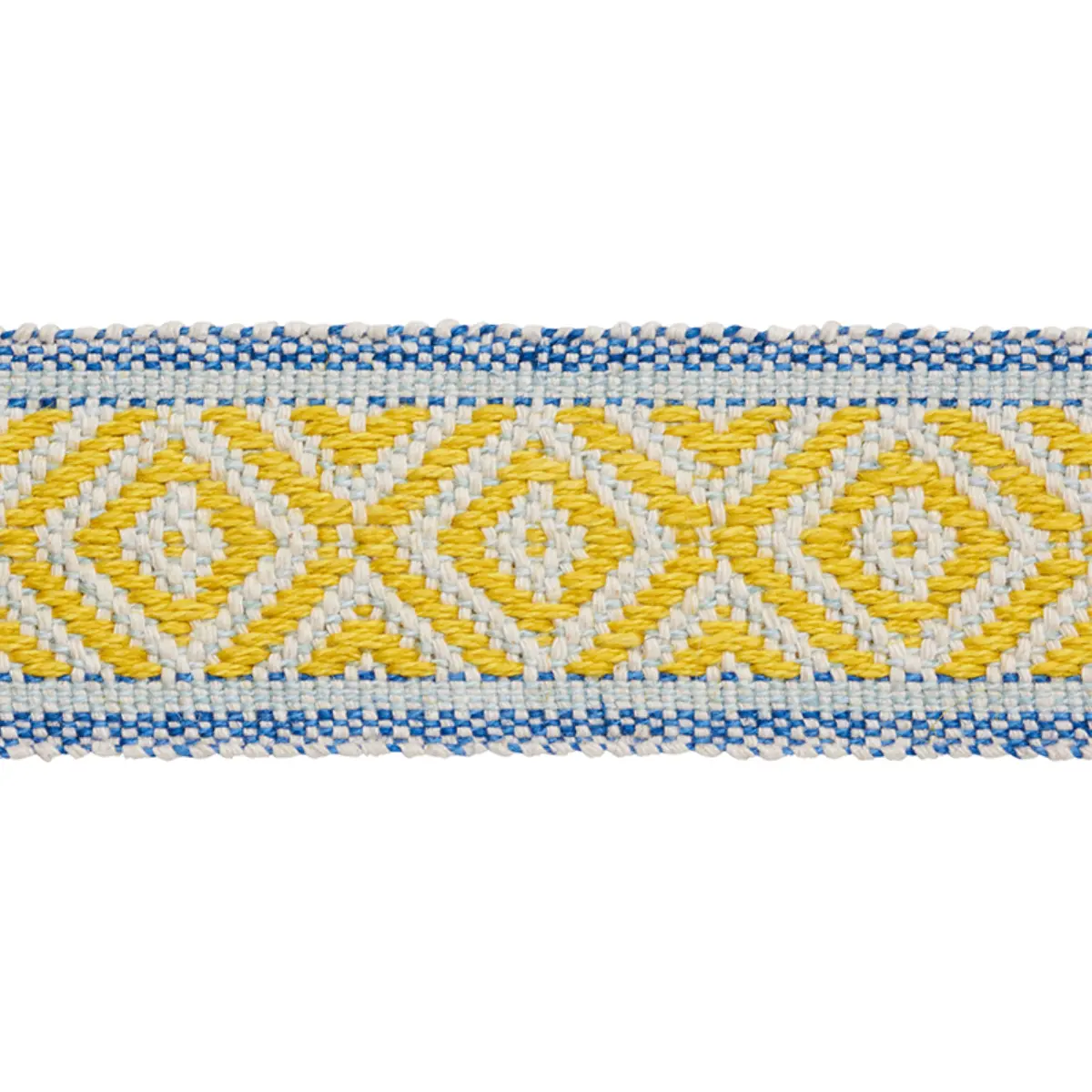 LARSON HANDWOVEN TAPE_ YELLOW & BLUE