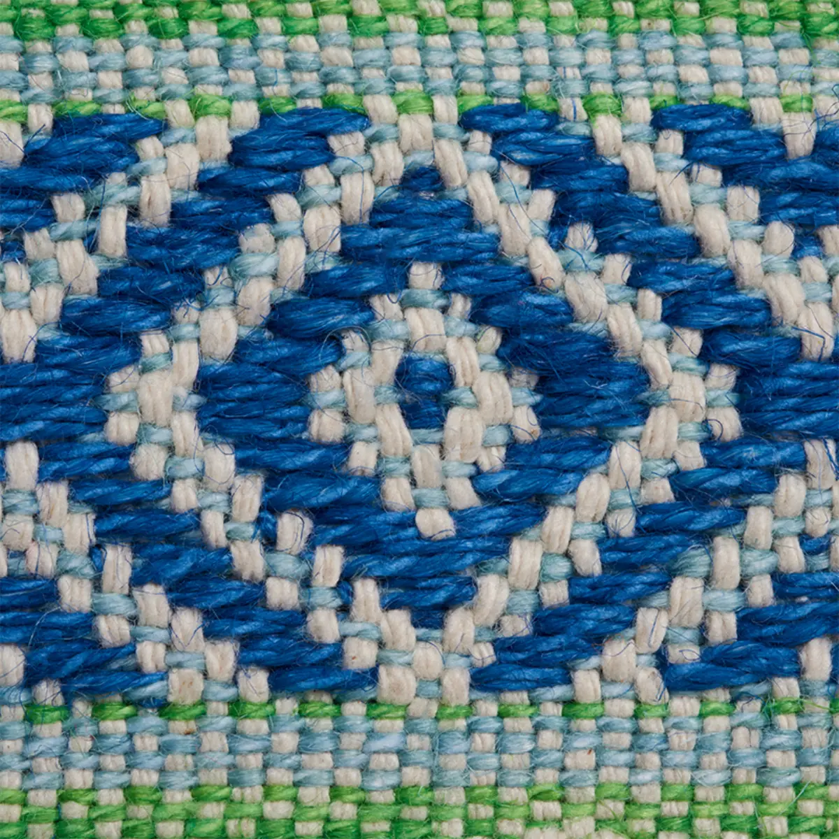 LARSON HANDWOVEN TAPE_ BLUE & GREEN