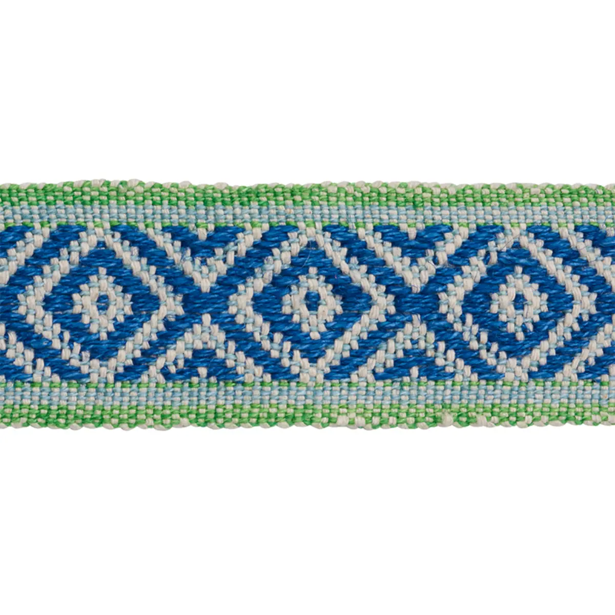 LARSON HANDWOVEN TAPE_ BLUE & GREEN