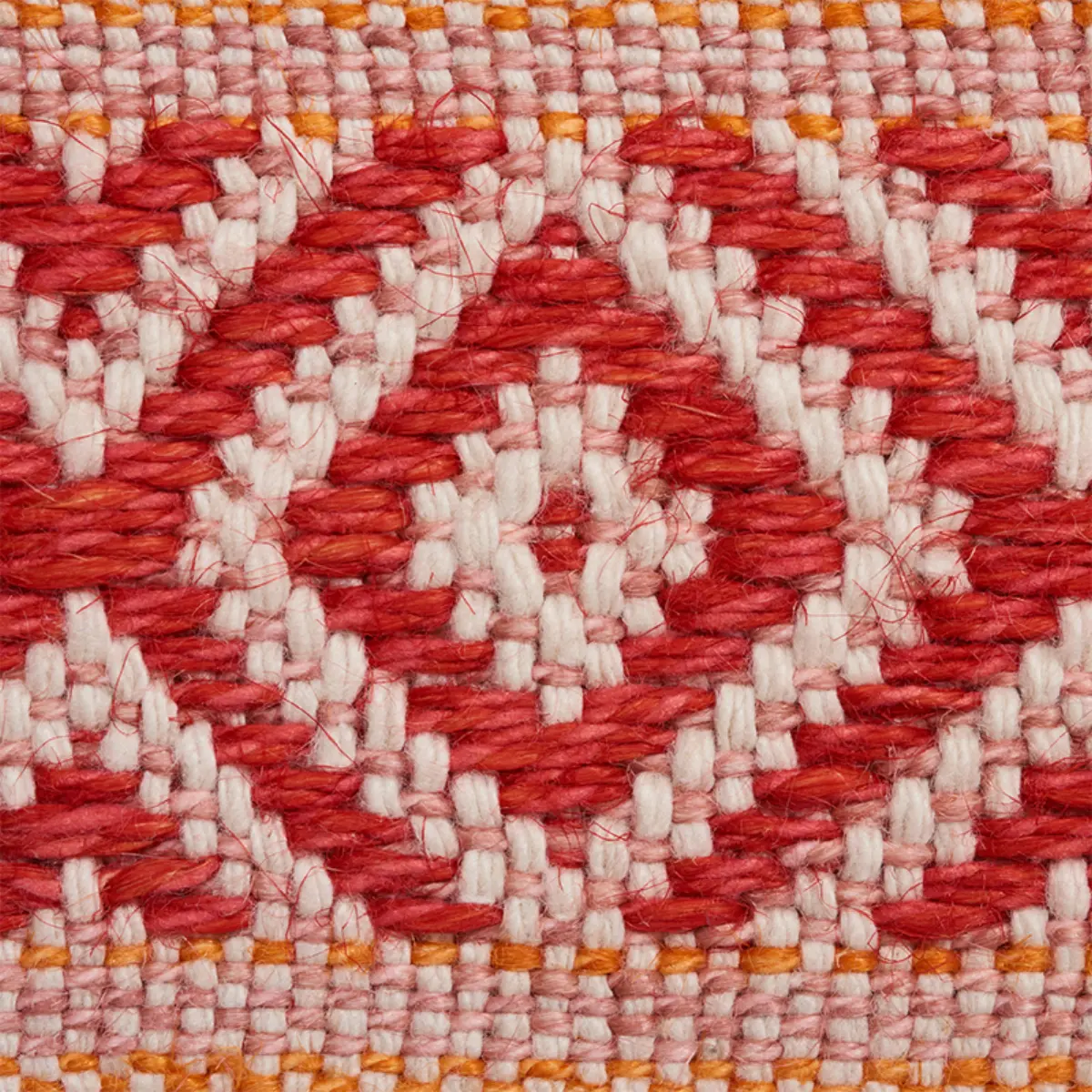 LARSON HANDWOVEN TAPE_ RED & ORANGE