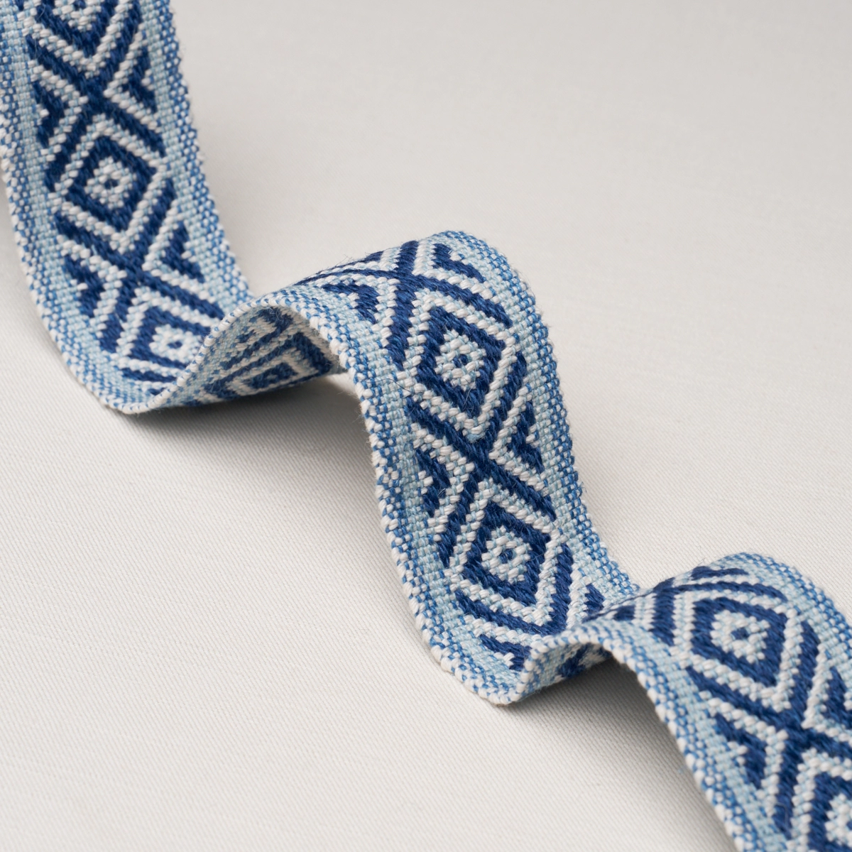 LARSON HANDWOVEN TAPE_ INDIGO
