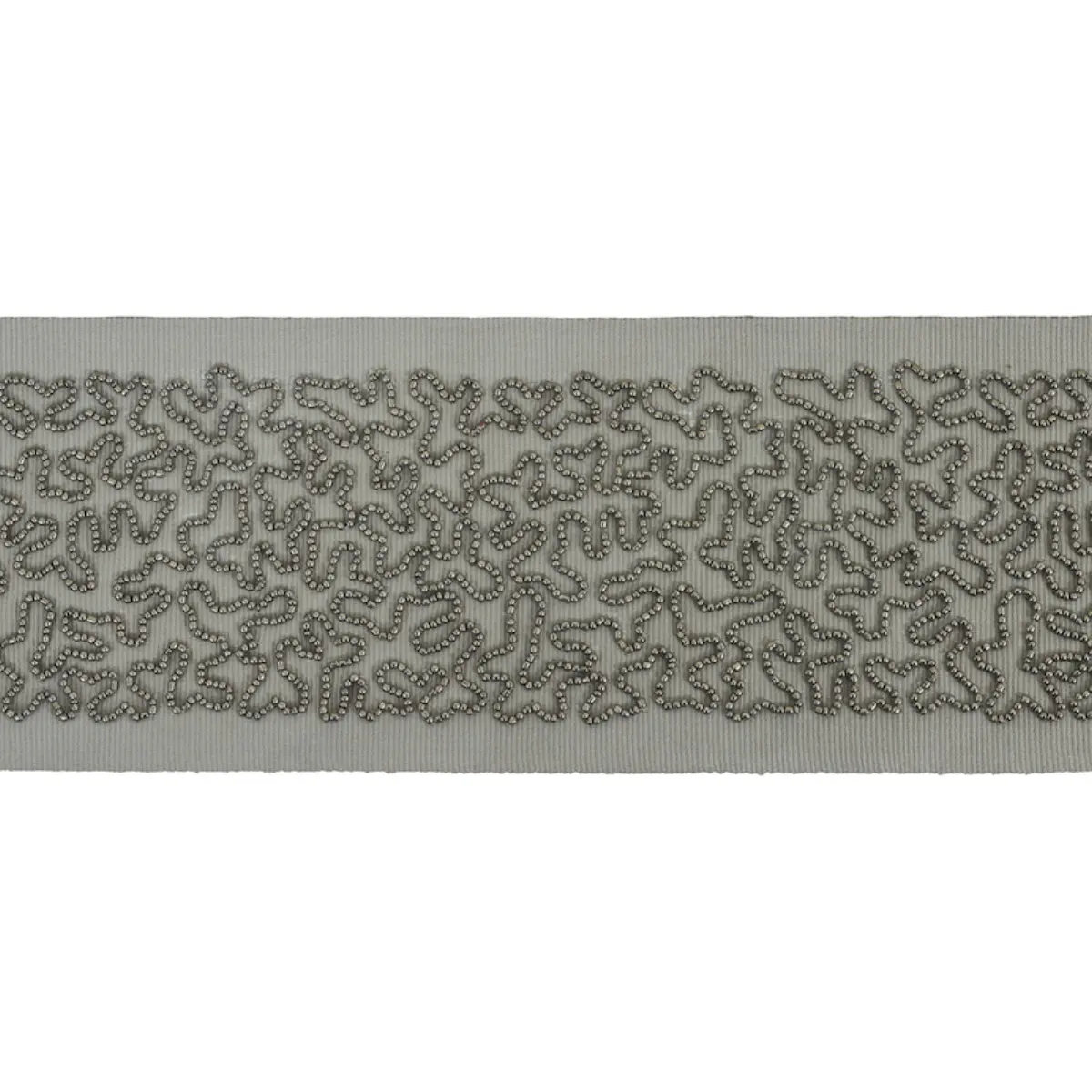 VERMICELLI BEADED TAPE_ GUNMETAL