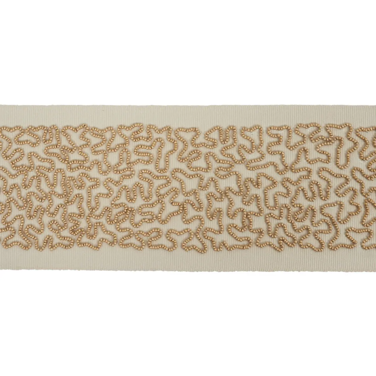 VERMICELLI BEADED TAPE_ GOLD