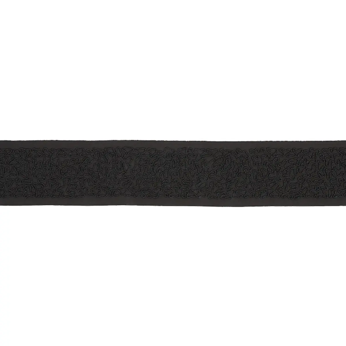 VERMICELLI BEADED TAPE_ BLACK