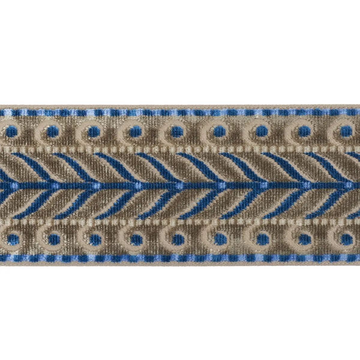 MARION VELVET TAPE_ TAUPE