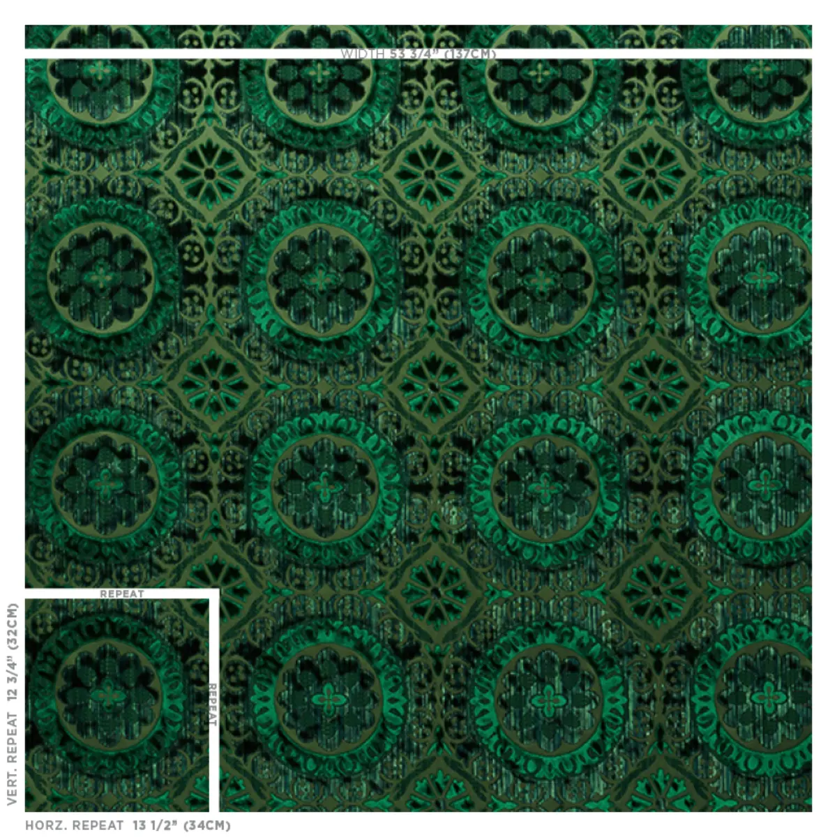 SUZANI STRIE VELVET_ EMERALD