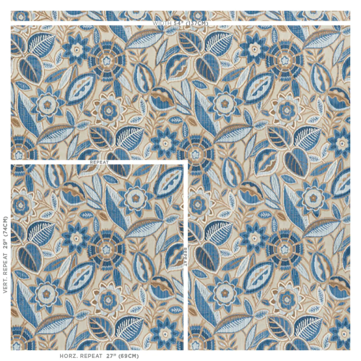 GARLAND VELVET_ BLUE