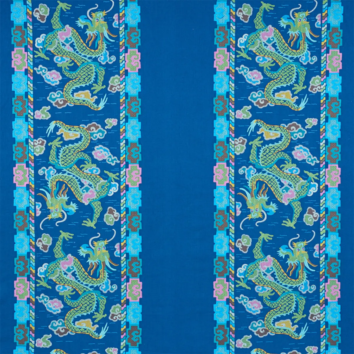 LOTAN DRAGON EMBROIDERY_ BLUE