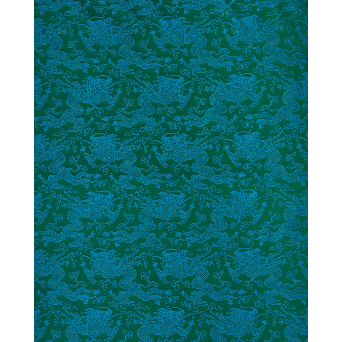 RUAN DRAGON DAMASK_ EMERALD