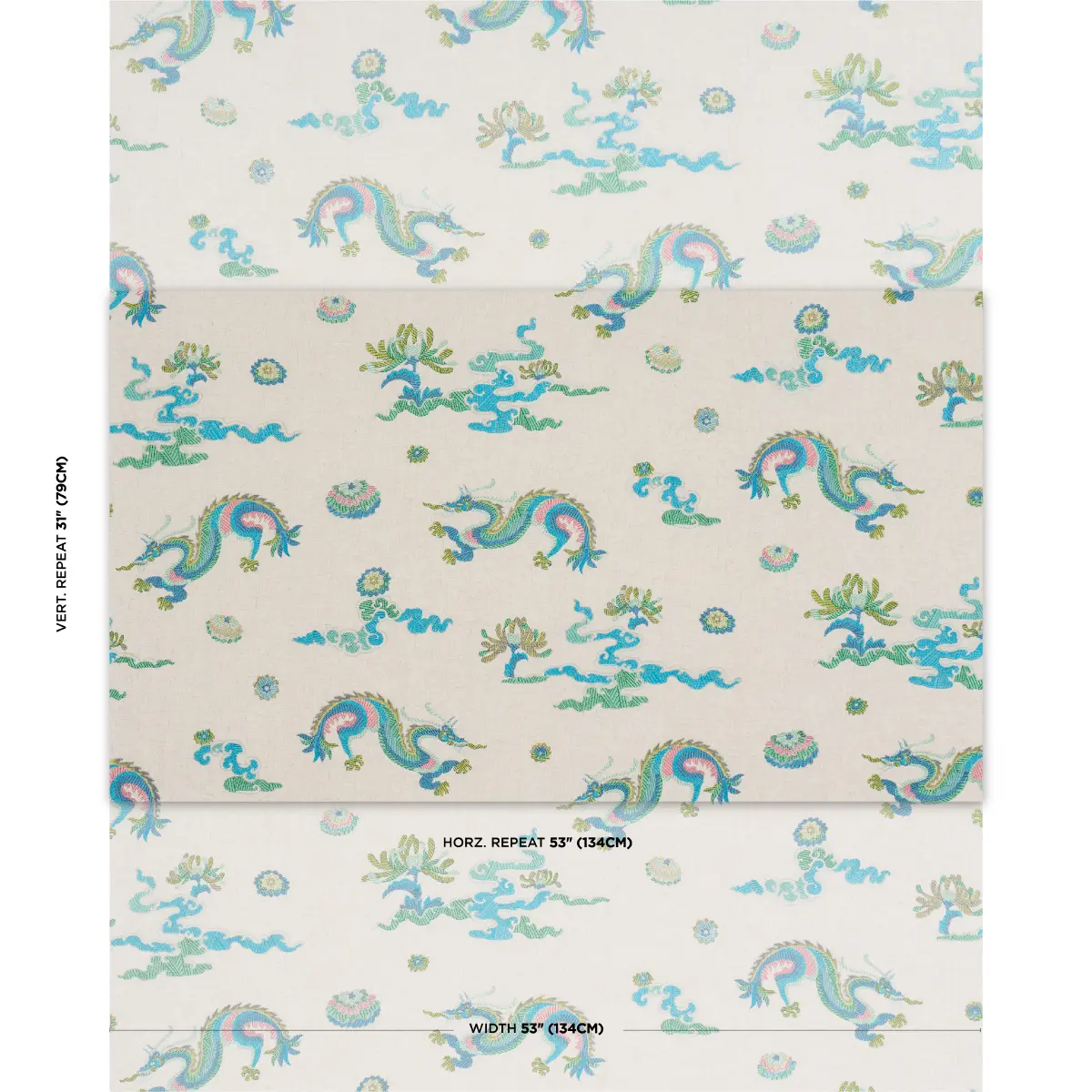 Hanlun Dragon Embroidery_ NATURAL