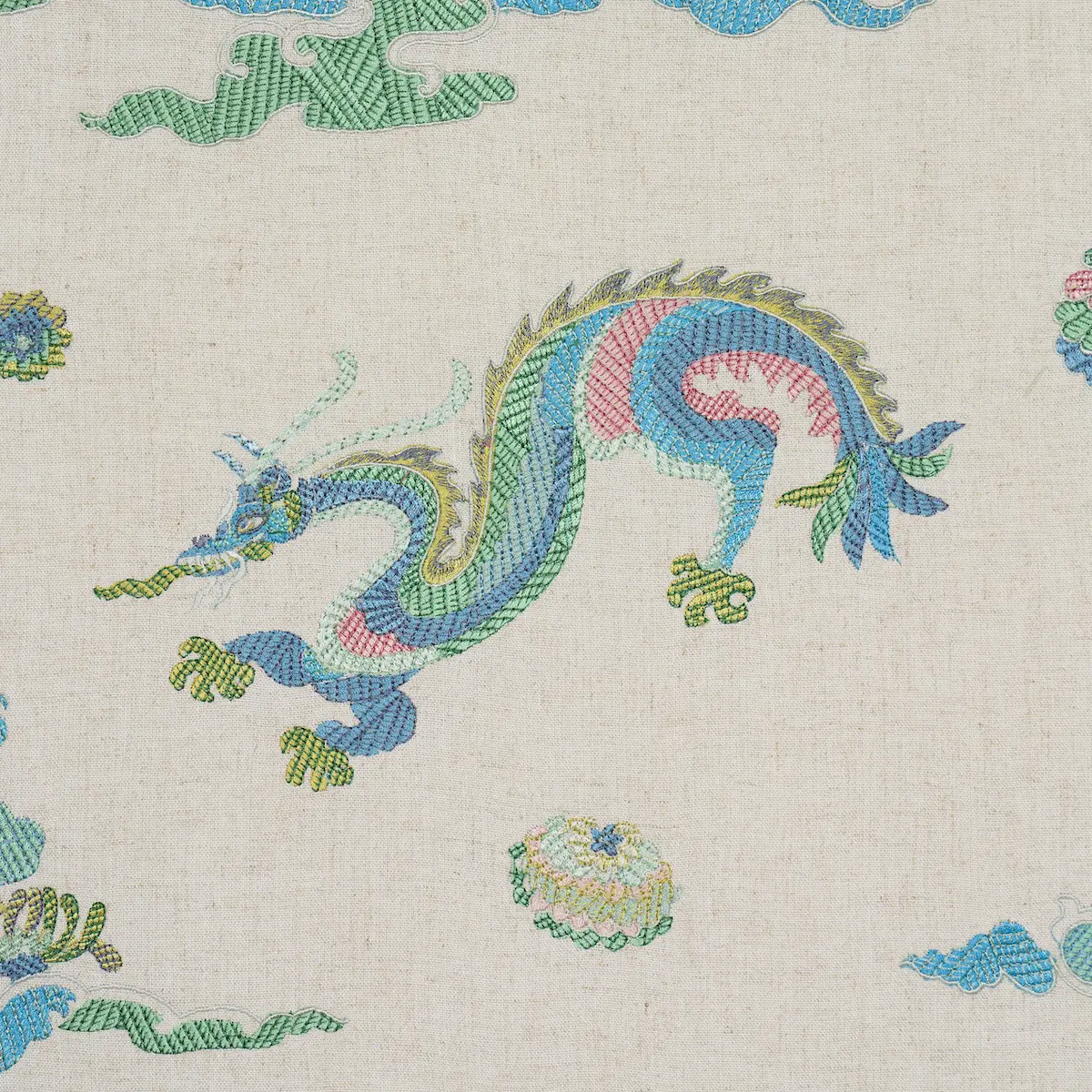 Hanlun Dragon Embroidery_ NATURAL