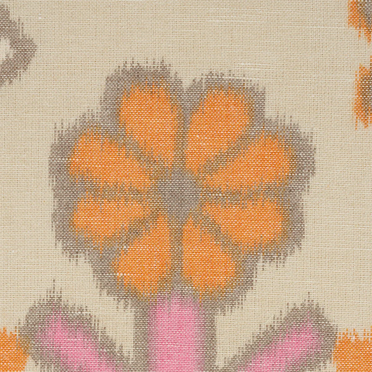 CHUSKA WARP PRINT_ PINK & ORANGE