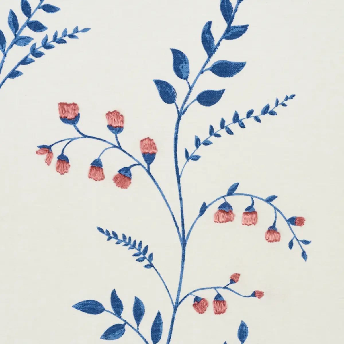 Cynthia Embroidered Print_ BLUE