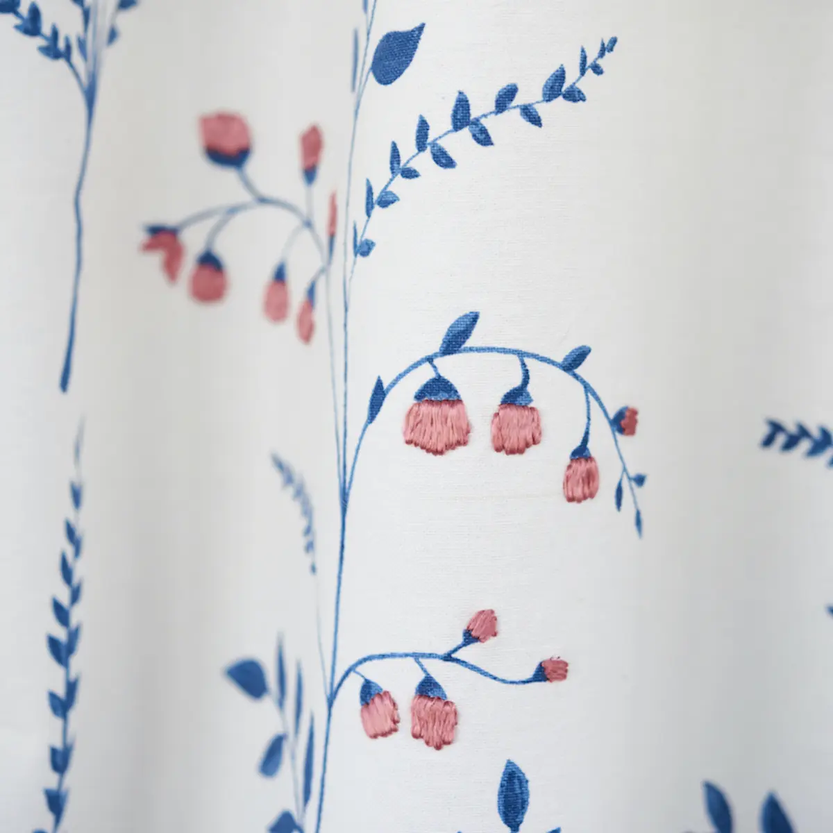 Cynthia Embroidered Print_ BLUE