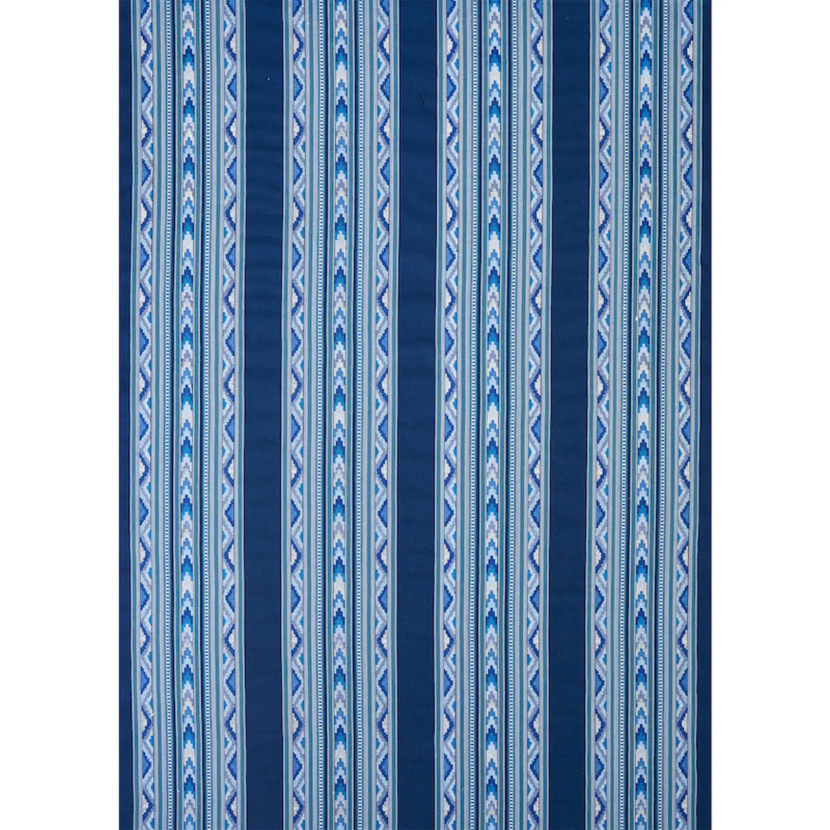 ZARZUELA STRIPE EMBROIDERY_ INDIGO