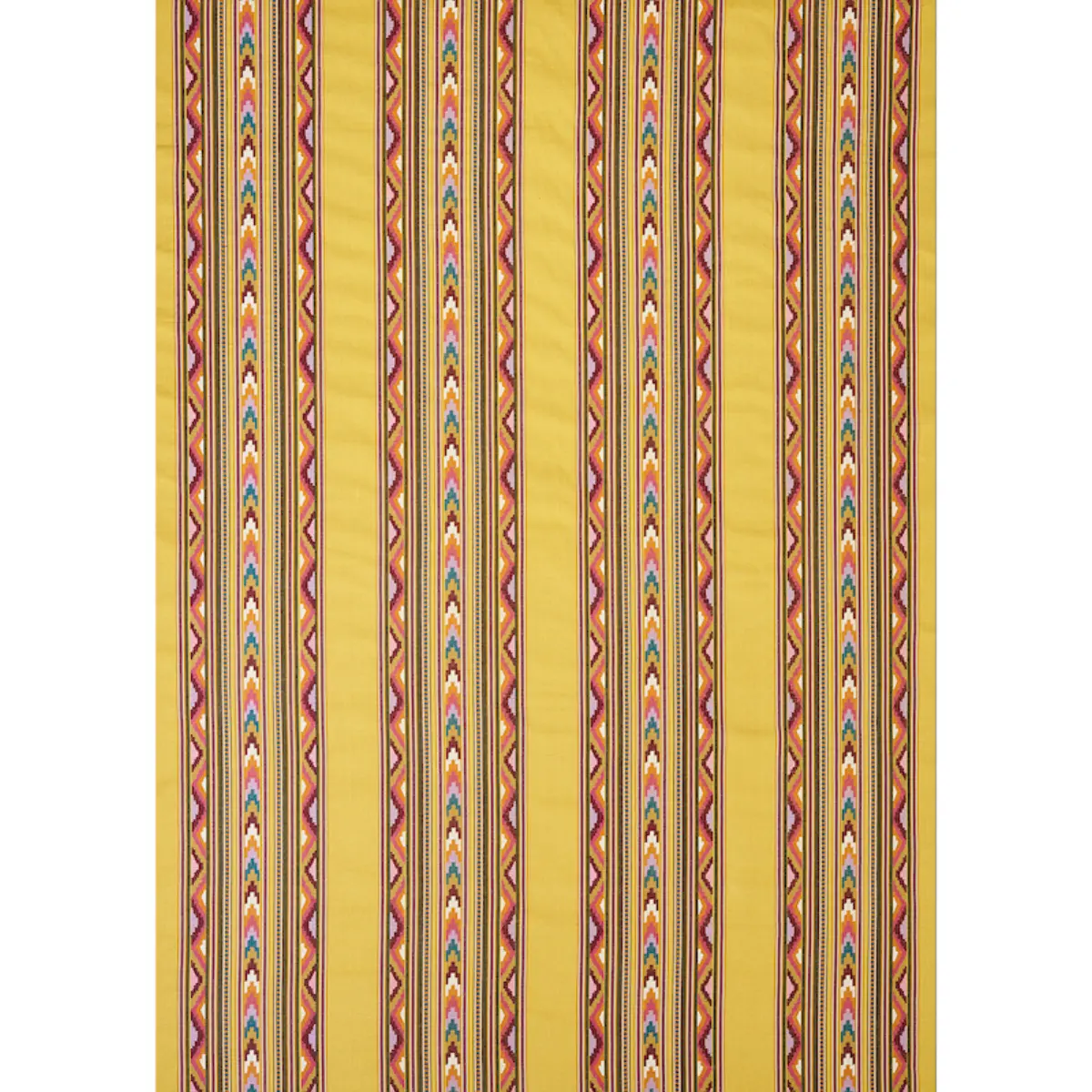 ZARZUELA STRIPE EMBROIDERY_ SAFFRON