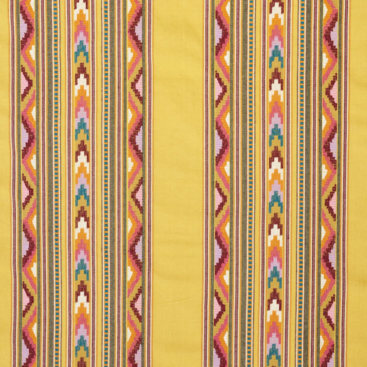ZARZUELA STRIPE EMBROIDERY_ SAFFRON