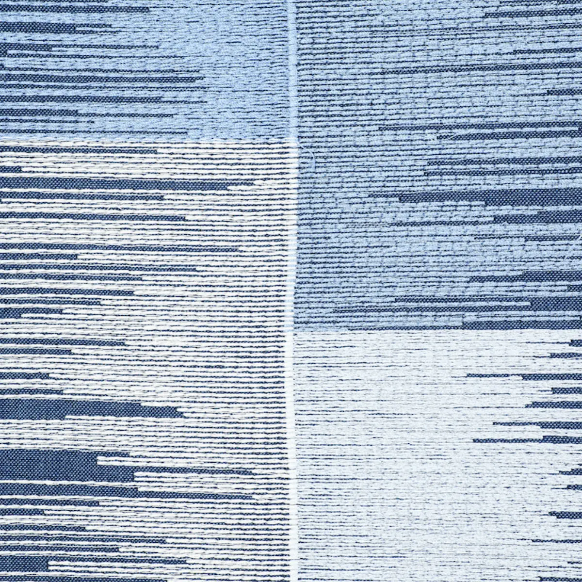 SUNBURST STRIPE EMBROIDERY_ BLUES