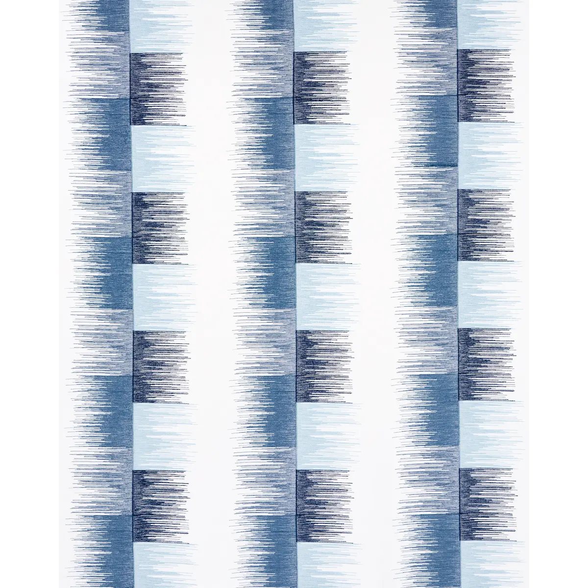 SUNBURST STRIPE EMBROIDERY_ BLUE