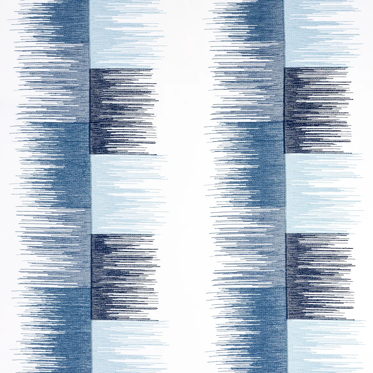 SUNBURST STRIPE EMBROIDERY_ BLUE