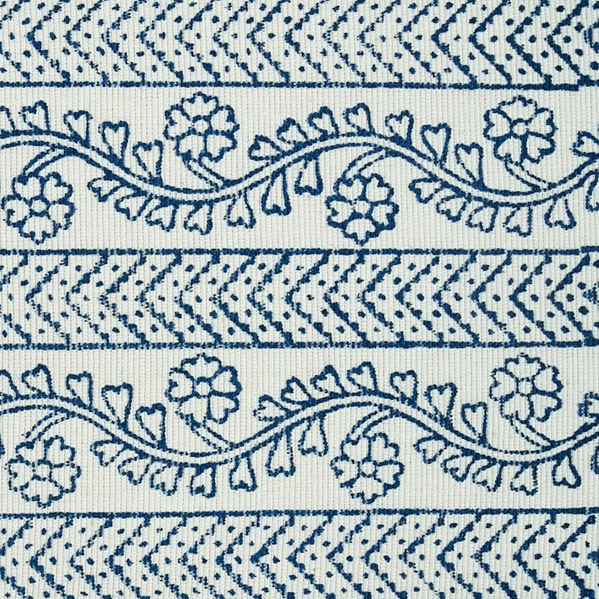 ARBELA HAND BLOCKED TAPE_ INDIGO